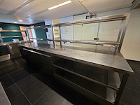 Rvs werkeiland met 2 x ilsa - tmmg3012 koelwerkbank en rvs opzetbrug - afbeelding 7 van  7