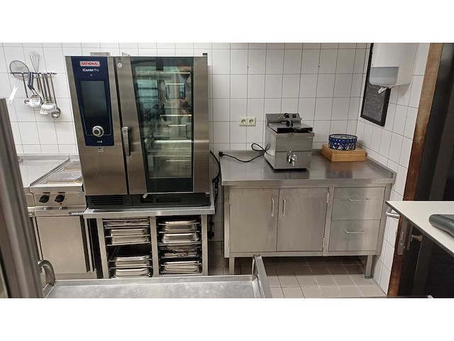 Rvs werkkast - 125 cm - afbeelding 1 van  2