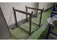Rvs werkplaatsbok (2x) - afbeelding 1 van  3