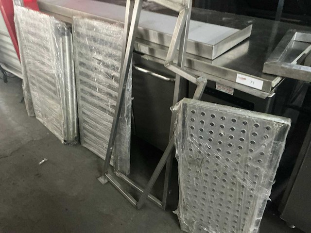 Rvs werkspoeltafel - afbeelding 3 van  4