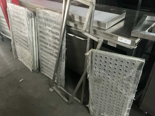 Rvs werkspoeltafel - afbeelding 3 van  4