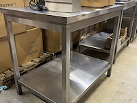 Rvs werktafel 100x70x89 cm - afbeelding 1 van  4