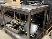 Rvs werktafel 100x70x89 cm - afbeelding 1 van  3