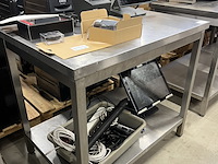 Rvs werktafel 100x70x89 cm - afbeelding 2 van  3