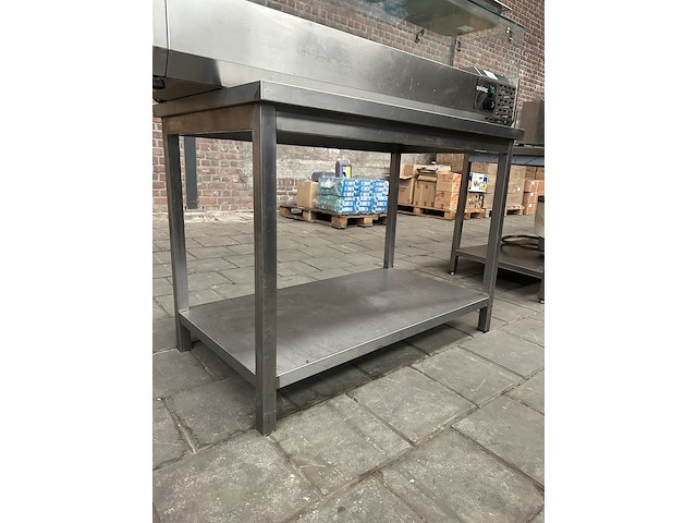 Rvs werktafel 120x70x88 - afbeelding 2 van  3