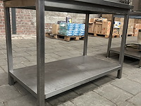 Rvs werktafel 120x70x88 - afbeelding 2 van  3