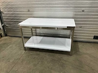 Rvs werktafel 140x70cm