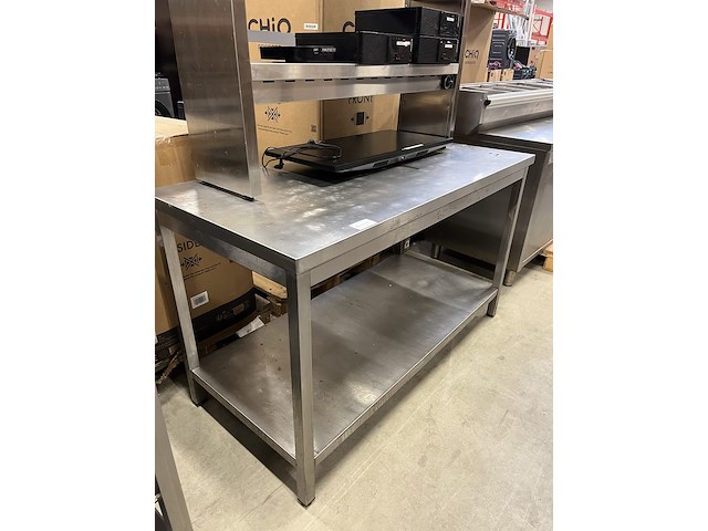 Rvs werktafel 150x70x89 cm - afbeelding 2 van  4