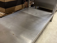 Rvs werktafel 150x70x89 cm - afbeelding 3 van  4
