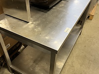 Rvs werktafel 150x70x89 cm - afbeelding 4 van  4