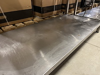 Rvs werktafel 150x70x89 cm - afbeelding 3 van  4