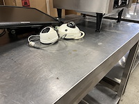 Rvs werktafel 150x70x89 cm - afbeelding 4 van  4