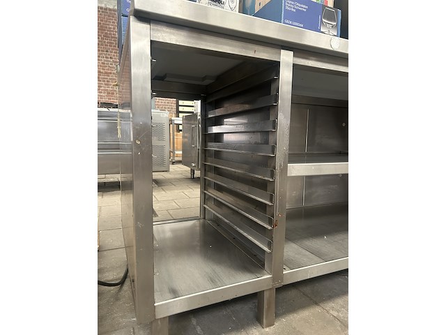 Rvs werktafel 165x75x87 - afbeelding 2 van  8