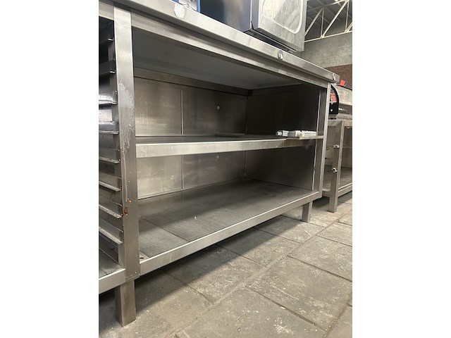 Rvs werktafel 165x75x87 - afbeelding 3 van  8