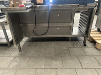 Rvs werktafel 165x75x87 - afbeelding 6 van  8