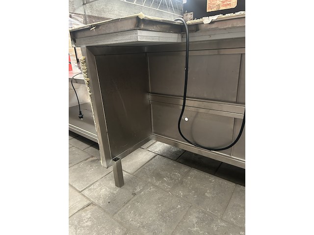 Rvs werktafel 165x75x87 - afbeelding 7 van  8