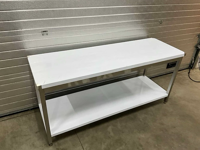 Rvs werktafel 180x60cm - afbeelding 3 van  5