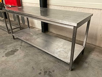 Rvs werktafel (2000x700x900mm) - afbeelding 2 van  2