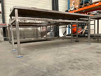 Rvs werktafel (2200x800x900mm) - afbeelding 1 van  1