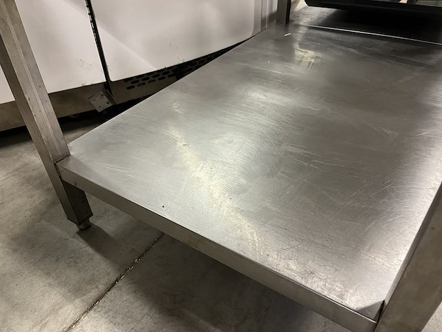 Rvs werktafel 220x70x89 cm - afbeelding 5 van  5