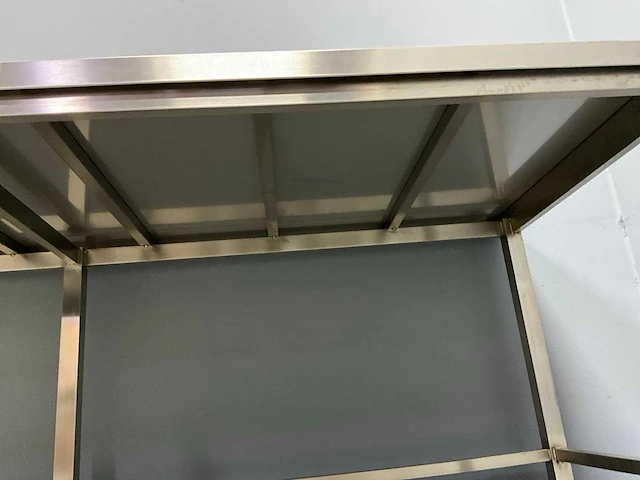 Rvs werktafel 220x80x76 cm - afbeelding 2 van  10