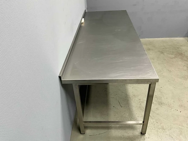 Rvs werktafel 220x80x76 cm - afbeelding 4 van  10