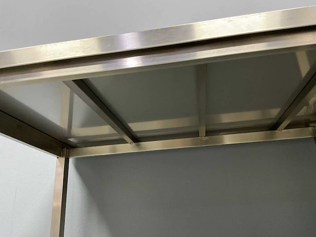 Rvs werktafel 220x80x76 cm - afbeelding 10 van  10