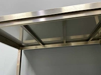 Rvs werktafel 220x80x76 cm - afbeelding 10 van  10