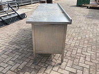 Rvs werktafel 2500x700x910mm - afbeelding 5 van  8
