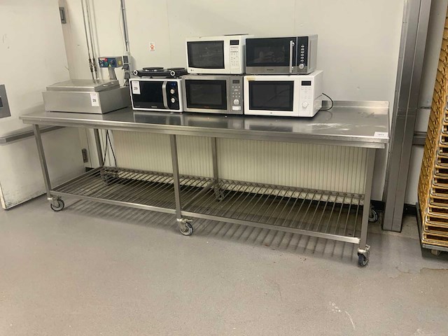 Rvs werktafel (2x) - afbeelding 2 van  3