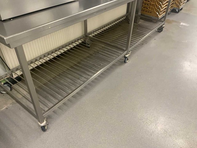 Rvs werktafel (2x) - afbeelding 3 van  3