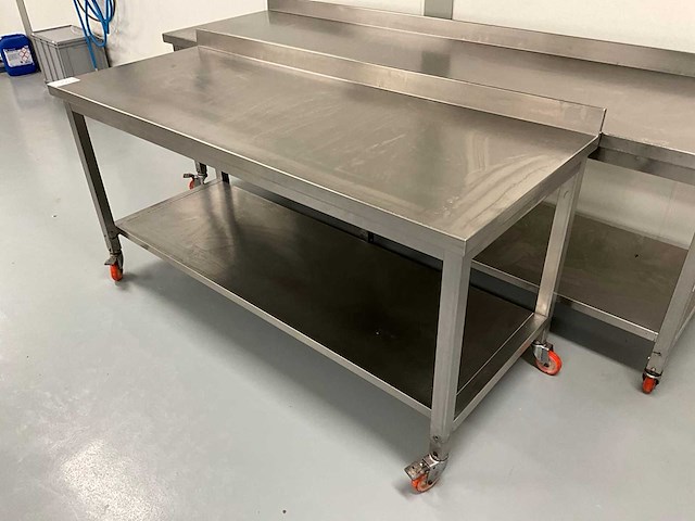 Rvs werktafel (2x) - afbeelding 2 van  3