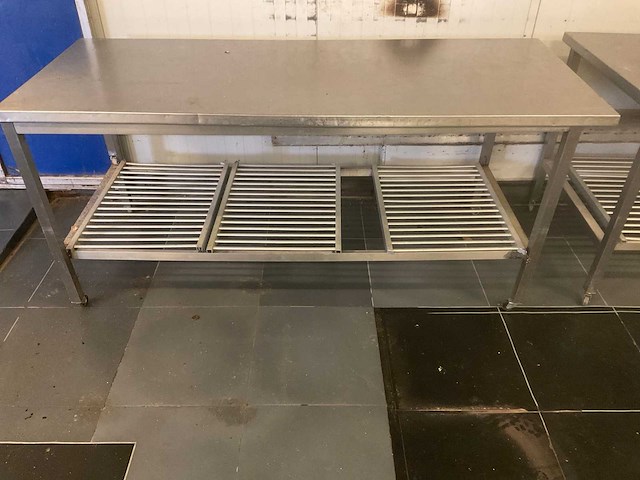Rvs werktafel (2x) - afbeelding 2 van  6