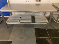 Rvs werktafel (2x) - afbeelding 2 van  6