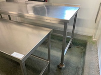 Rvs werktafel (2x) - afbeelding 3 van  3