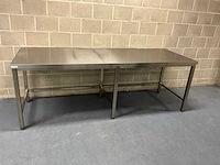 Rvs werktafel (2x) - afbeelding 1 van  4