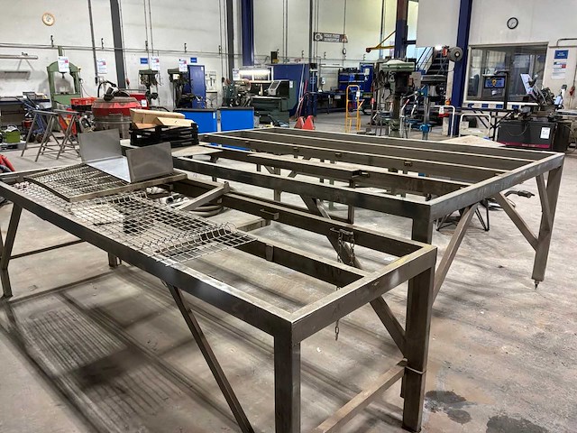 Rvs werktafel (2x) - afbeelding 3 van  4