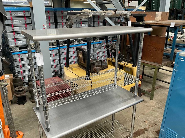Rvs werktafel (2x) - afbeelding 2 van  3