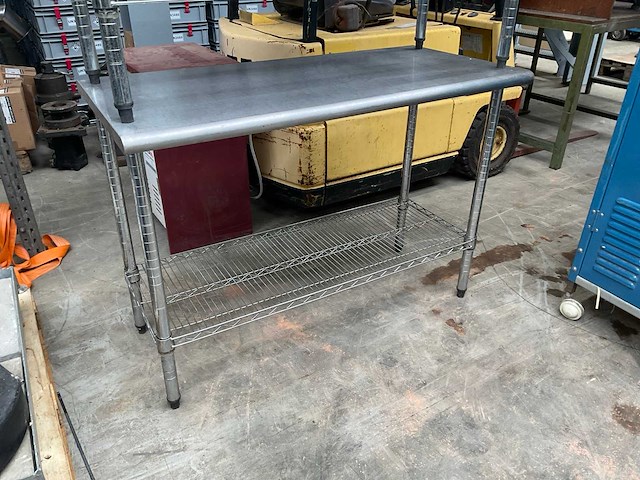 Rvs werktafel (2x) - afbeelding 3 van  3
