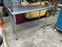 Rvs werktafel (2x) - afbeelding 3 van  3