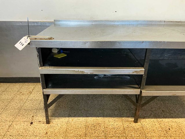 Rvs werktafel (3x) - afbeelding 2 van  6