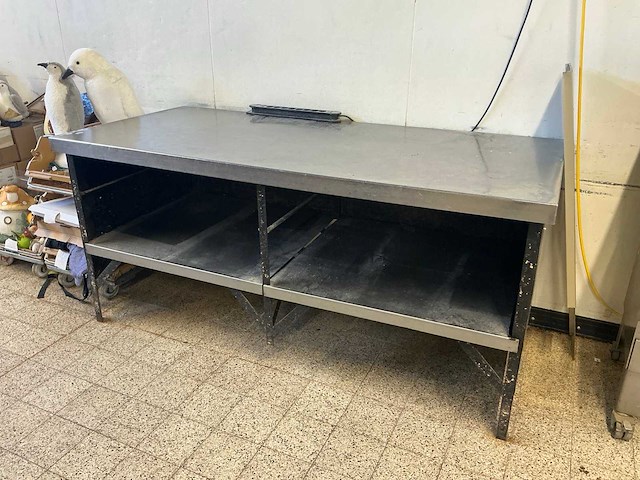 Rvs werktafel (3x) - afbeelding 3 van  6