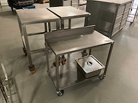 Rvs werktafel (3x) - afbeelding 2 van  2
