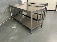Rvs werktafel (3x) - afbeelding 3 van  4