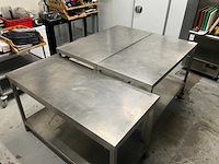 Rvs werktafel (3x) - afbeelding 3 van  3