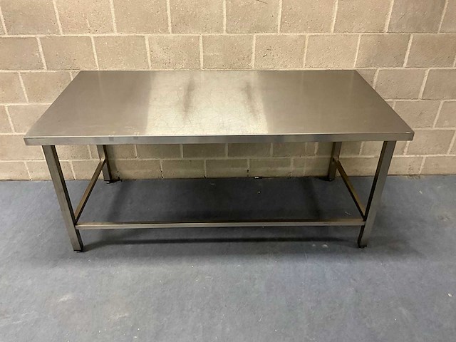 Rvs werktafel (3x) - afbeelding 1 van  3