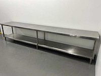 Rvs werktafel (420 cm) - afbeelding 10 van  10