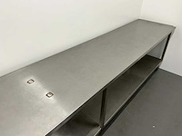 Rvs werktafel (420 cm) - afbeelding 6 van  10