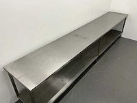 Rvs werktafel (420 cm) - afbeelding 3 van  8