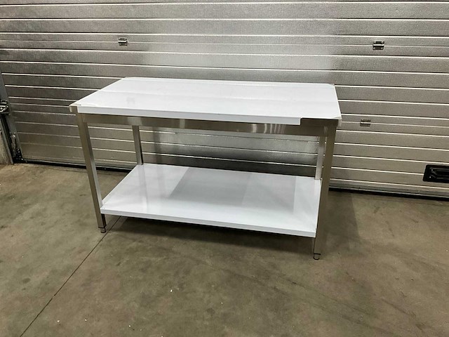 Rvs werktafel (4x) - afbeelding 1 van  6